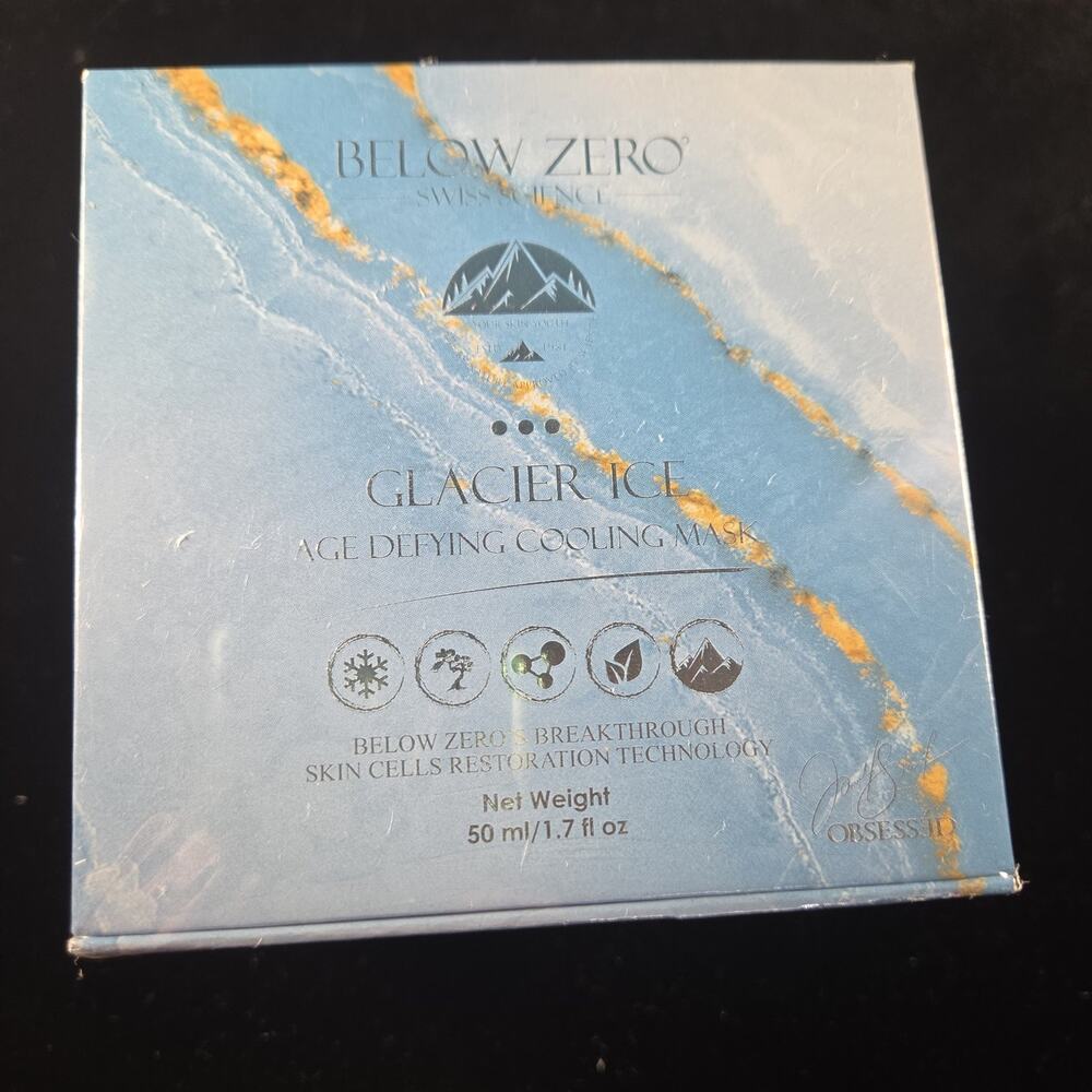 BELOW ZERO Glacier Ice Age Defying Cooling Mask 50ml
